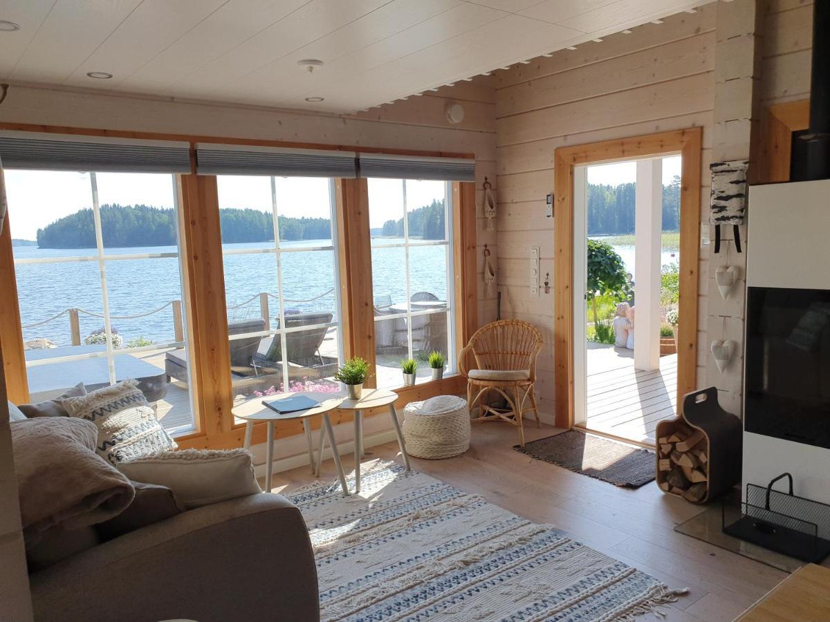 קופיו Stunning Log Cabin 45M2 On The Shore Of Kallavesi. מראה חיצוני תמונה